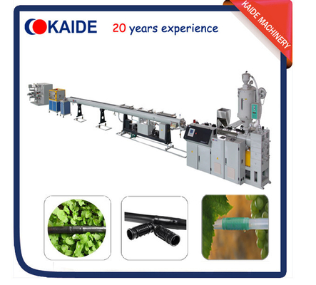 Πλαστική μηχανή παραγωγής σωλήνων για το εργοστάσιο γραμμών παραγωγής KAIDE σωλήνων άρδευσης σταλαγματιάς PE