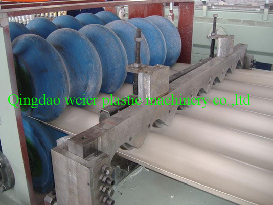 PVC Corrugated Tile Production Line With Conical Twin Screw Extruder