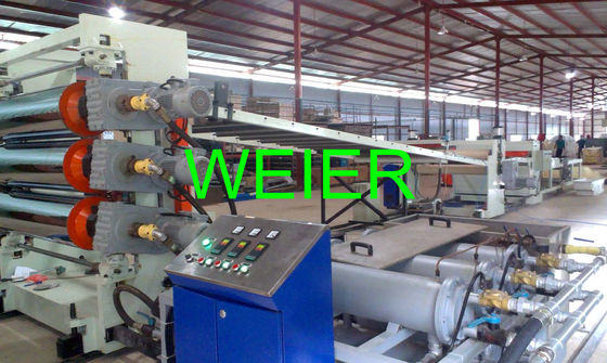 Single Screw Plastic PMMA Sheet Extrusion Line Making Machine , Thickness 1 - 10mm