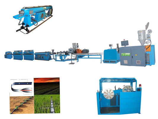 Vegetable Green House Flat Drip Irrigation Pipe Making Machine /  Pipe Making Machine 0.15 - 0.6